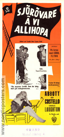 Meet Captain Kidd 1952 poster Abbott and Costello