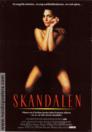 Scandal 1989 movie poster John Hurt Joanne Whalley Bridget Fonda Michael Caton-Jones