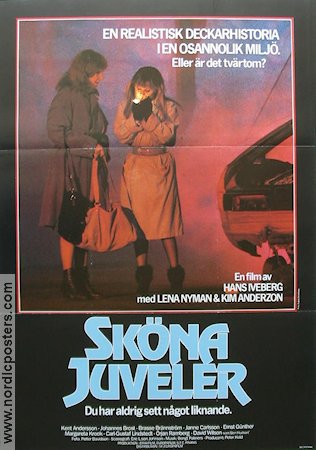 Sköna juveler 1984 movie poster Lena Nyman Kim Anderzon Kent Andersson Hans Iveberg Police and thieves
