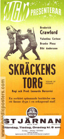 Skräckens torg 1961 poster Broderick Crawford Valentina Cortese Branko Plesa Leonardo Bercovici Hitta mer: Nazi