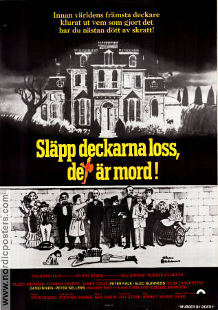 Murder by Death 1976 movie poster Peter Sellers David Niven Robert Moore