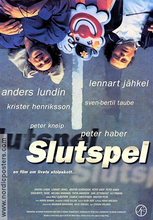 Slutspel 1997 movie poster Stephan Apelgren Anders Lundin Lennart Jähkel