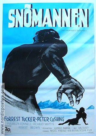 The Abominable Snowman 1958 poster Forrest Tucker
