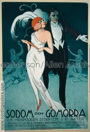 Sodom und Gomorrha 1922 movie poster Lucy Doraine