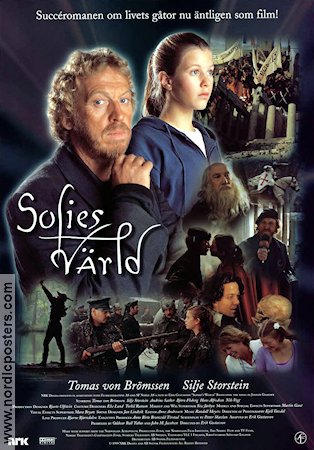 Sofies värld 1999 movie poster Tomas von Brömssen Silje Storstein Norway