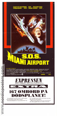 SOS Miami Airport 1978 poster William Shatner Adrienne Barbeau Brooke Bundy Barry Shear Flyg Från TV