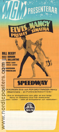 Speedway 1968 poster Elvis Presley Nancy Sinatra Bill Bixby Norman Taurog Dans