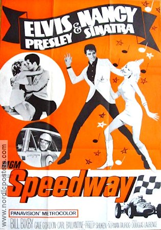 Speedway 1968 poster Elvis Presley Nancy Sinatra Bill Bixby Norman Taurog Dans