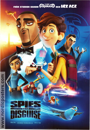 Spies in Disguise 2019 poster Rachel Brosnahan Nick Bruno Animerat