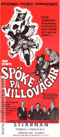 Spöke på villovägar 1968 poster Peter Ustinov Dean Jones Suzanne Pleshette Robert Stevenson Filmbolag: Walt Disney Affischkonstnär: Walter Bjorne