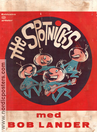 Spotnicks med Bob Lander 1962 poster Bob Lander