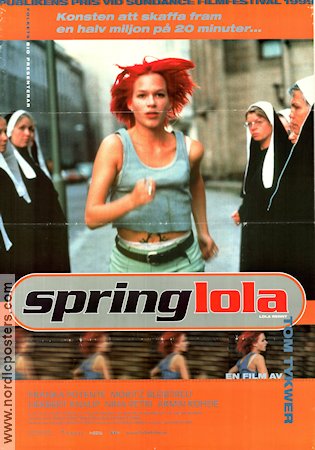 Lola Rennt 1998 movie poster Franka Potente Tom Tykwer