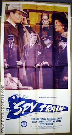 Spy Train 1943 poster Richard Travis Harold Young