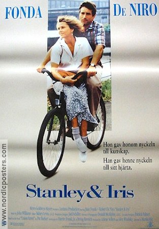 Stanley and Iris 1990 movie poster Jane Fonda Robert De Niro Swoosie Kurtz Martin Ritt Bikes