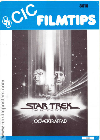 Star Trek: The Motion Picture 1979 movie poster William Shatner Leonard Nimoy DeForest Kelley Robert Wise Spaceships From TV