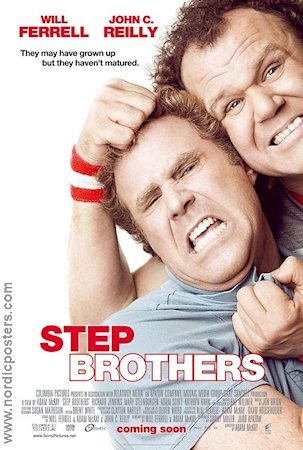 Step Brothers 2008 movie poster Will Ferrell John C Reilly