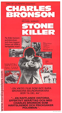 The Stone Killer 1973 poster Charles Bronson Michael Winner