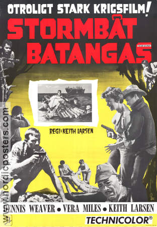 Mission Batangas 1968 movie poster Dennis Weaver Vera Miles War