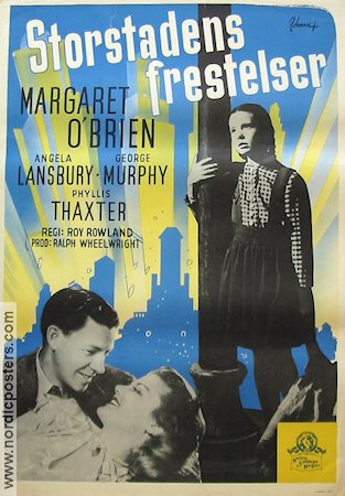 The Tenth Avenue Angel 1949 movie poster Margaret O´Brien Angela Lansbury
