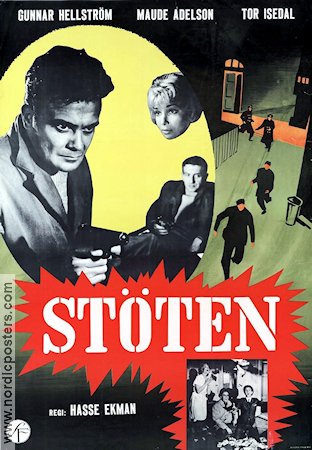 Stöten 1961 movie poster Gunnar Hellström Maude Adelson Tor Isedal Hasse Ekman