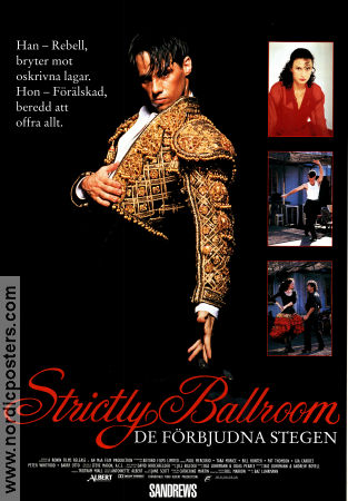 Strictly Ballroom 1992 movie poster Paul Mercurio Tara Morice Bill Hunter Baz Luhrmann Country: Australia Dance Romance