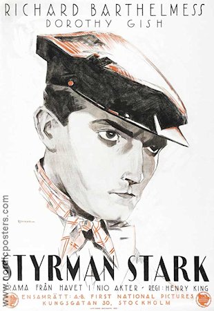 Fury 1923 movie poster Richard Barthelmess Henry King Eric Rohman art