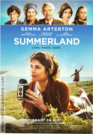 Summerland 2020 movie poster Gemma Arterton Gugu Mbatha-Raw Penelope Wilton Jessica Swale