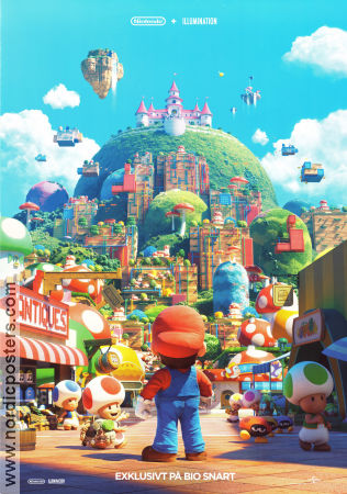The Super Mario Bros Movie 2023 movie poster Chris Pratt Aaron Horvath Animation Find more: Nintendo