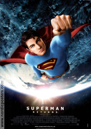 Superman Returns 2006 poster Brandon Routh Bryan Singer