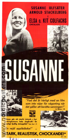 Susanne 1960 movie poster Susanne Ulfsäter Arnold Stackelberg Elsa Kit Colfach Medicine and hospital