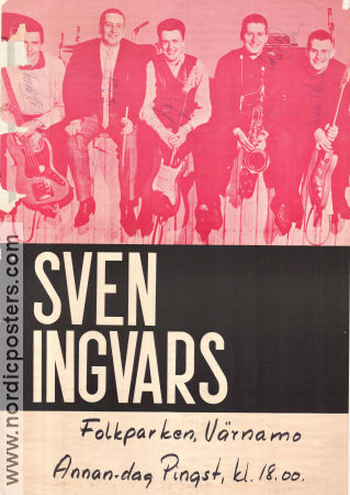 Sven-Ingvars signerad 1964 poster Sven-Erik Magnusson Find more: Concert poster