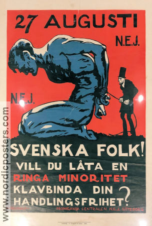 Svenska folk 1922 poster Alkohol