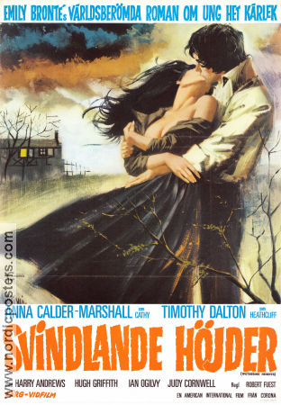 Wuthering Heights 1970 poster Timothy Dalton Robert Fuest
