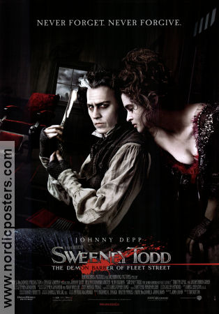 Sweeney Todd 2007 poster Johnny Depp Tim Burton