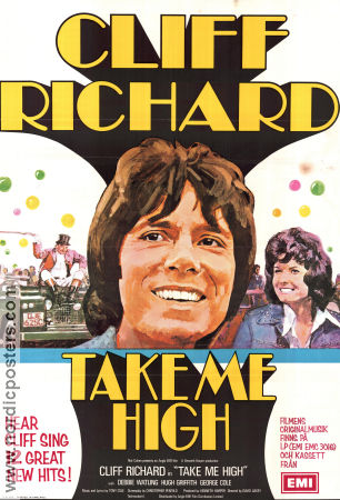 Take Me High 1973 movie poster Cliff Richard Deborah Watling Hugh Griffith David Askey Rock and pop