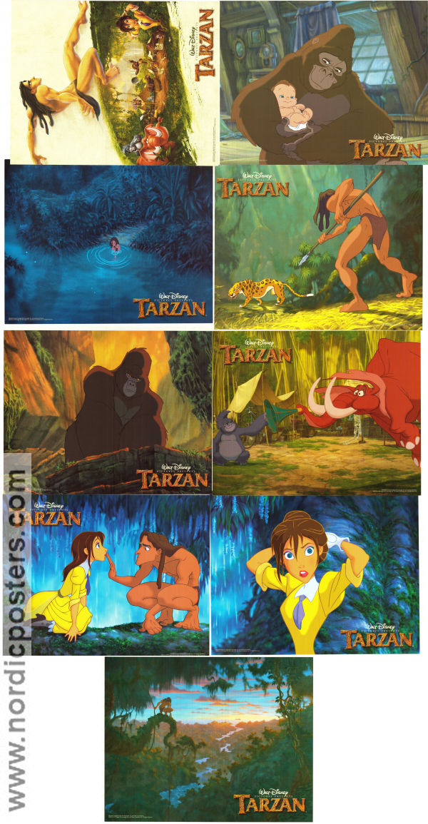 Tarzan Disney 1999 lobby card set Tony Goldwyn Chris Buck Find more: Tarzan