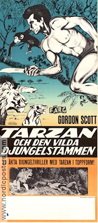 Tarzan and the Lost Safari 1957 poster Gordon Scott H Bruce Humberstone