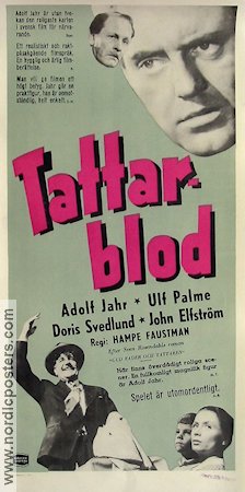 Tattarblod 1954 poster Ulf Palme Adolf Jahr Doris Svedlund Jan Malmsjö John Elfström Hampe Faustman