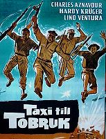 Taxi till Tobruk 1961 movie poster Charles Aznavour