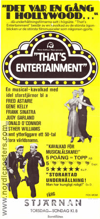 That´s Entertainment! 1974 poster Fred Astaire Gene Kelly Bing Crosby Jack Haley Jr Musikaler