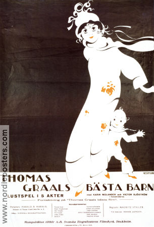 Thomas Graals bästa barn 1922 movie poster Harald B Harald Henrik Jaenzon Karin Molander Mauritz Stiller Poster artwork: Einar Nerman Find more: Film 100 Years Kids