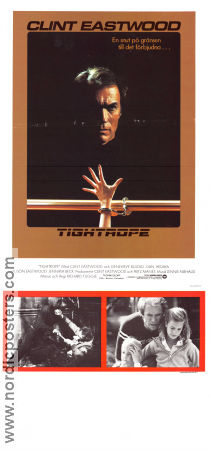 Tightrope 1984 poster Clint Eastwood Genevieve Bujold Dan Hedaya Richard Tuggle