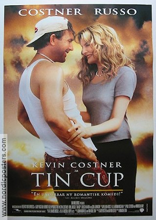 Tin Cup 1996 movie poster Kevin Costner Rene Russo Don Johnson Ron Shelton Golf