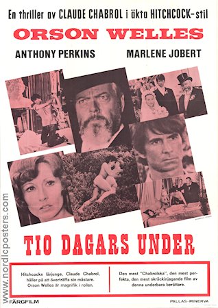 La decade prodigieuse 1972 poster Orson Welles Claude Chabrol