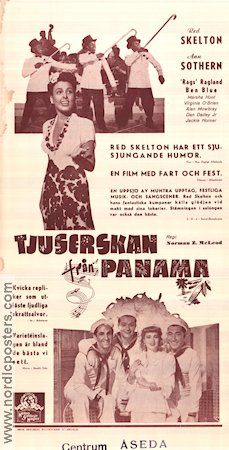 Panama Hattie 1942 movie poster Red Skelton Ann Sothern Musicals
