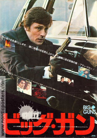 Tony Arzenta Big Guns 1973 poster Alain Delon Richard Conte Carla Gravina Duccio Tessari