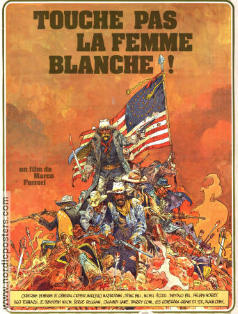 Touche pas la Femme Blanche! 1974 movie poster Catherine Deneuve Marco Ferreri