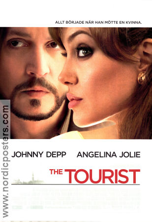 The Tourist 2010 movie poster Johnny Depp Angelina Jolie Florian Henckel