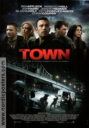 The Town 2010 poster Rebecca Hall Ben Affleck