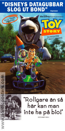 Toy Story 1995 movie poster Tom Hanks John Lasseter Production: Pixar
